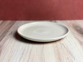 Set of 4 White Salad Plates / seconds